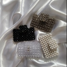 تصویر کیف کارت مرواریدی 