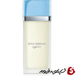 تصویر عطر ادو تویلت زنانه لوزی لایت بلو حجم ۱۰۰ میل خنک شیرین 