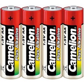 تصویر باتری ۴ تایی نیم قلمی Camelion Plus Alkaline AAA ا Camelion Plus Alkaline AAA Battery Camelion Plus Alkaline AAA Battery