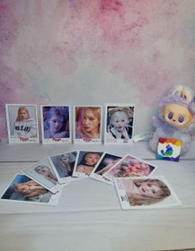 تصویر پولاروید فوتو کارت عکس طرح بلک پینک رز رزی سایز 7 و نیم در 9 یک عدد - 6 Polaroid black pink