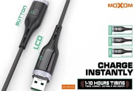 تصویر کابل تبدیل USB به Type-C ماکسوم مدل MX-CB39 طول 1 متر Moxom MX-CB39 USB to TYPE-C Cable 1 m