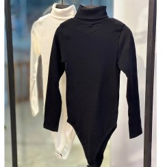 تصویر بادی آستین بلند یقه اسکی کد 1264 