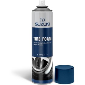تصویر اسپری فوم تمیز کننده تایر 600 میلی لیتر سوزوکی SUZUKI 