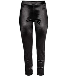 تصویر لگینگ زنانه مشکی براق H&M 