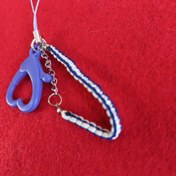 تصویر آویز گوشی زنجیر و بافت کد ۵۰۳۷ 