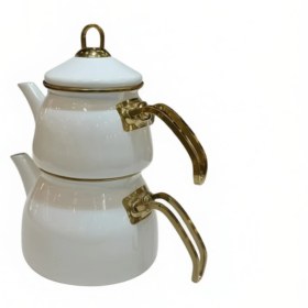 تصویر کتری و قوری لعابی شاهین ترکیه 