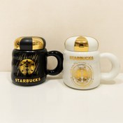 تصویر ماگ در دار با طرح استارباکس 
