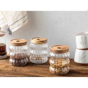 تصویر بانکه انگلیش هوم مدل Bruna بسته 3 عددی ENGLISHHOME bruna borosilicate 3 set jar