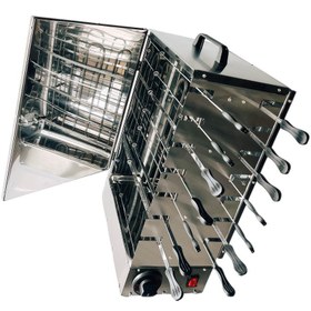 تصویر کباب پز تمام استیل بزرگ آرتاسان 14 سیخ (ارسال رایگان) 