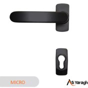 تصویر دستگیره درب ضد حریق MICRO رنگ مشکی 