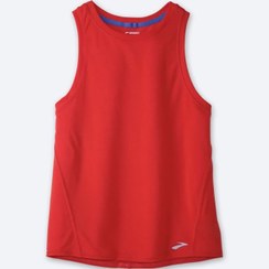 تصویر تاپ ورزشی زنانه بروکس مدل Brooks Women's Distance Tank Top|نارنجی 