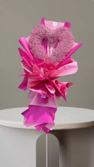 تصویر دسته گل قلبی ژیپسوفیلا صورتی|گلفروشی فلورسا کد ۲۷۹ pink heart gypsophila bouquet | floressa flowers code 279