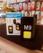 تصویر فندک شارژی مدل M9 چراغدار 
