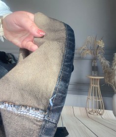 تصویر شلوار جین شافل 