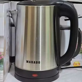 تصویر کتری برقی استیل مارادو مدل MA-2512 Marado steel electric kettle model MA-2512