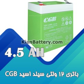 تصویر باتری 4.5 آمپر ساعت یو پی اس CGB 