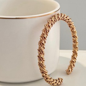 تصویر دستبند النگویی پیج و مارپیچ Xuping