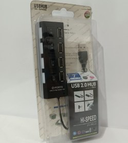 تصویر هاب 4 پورت USB - USB2 HUB USB