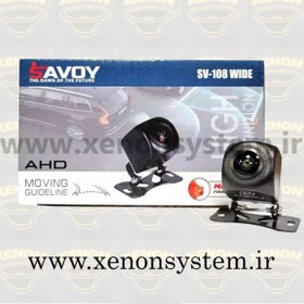 تصویر دوربین دنده عقب خودرو مکعبی برند ساووی مدل SV-108 WIDE REAR CAMERA BRAND SAVOY MODEL SV-108 WIDE