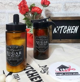 تصویر شکر پاش شیشه‌ای 