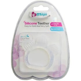 تصویر دندانگیر سیلیکونی طرح پنجه Maya Medical Teether code:4542