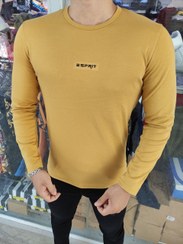 تصویر تیشرت آستین بلند خردلی اسپریت Spirit long sleeve t-shirt