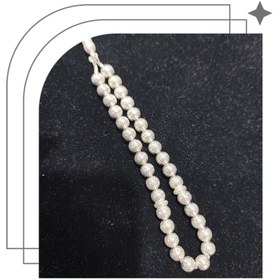 تصویر تسبیح نقره کد 07 