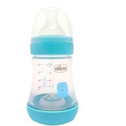 تصویر شیشه شیر بدو تولد چیکو مدل perfect 5 رنگ آبی حجم 150 میلی لیتر Chicco baby bottle perfect5 blue 150ml