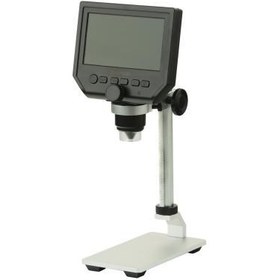 تصویر میکروسکوپ دیجیتال مدل G600 با پایه فلزی و نمایشگر ۴٫۳ اینچ 