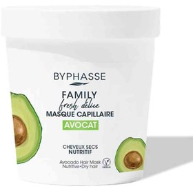 تصویر ماسک خانواده موهای خشک بایفاس بدون سولفات حاوی عصاره آووکادو حجم 250 میل FAMILY FRESH DÉLICE HAIR MASK DRY HAIR AVOCADO 