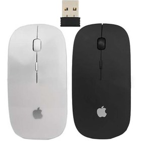 تصویر ماوس بی سیم طرح اپل مدل A100 MOUSE A100