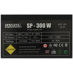 تصویر منبع تغذیه کامپیوتر سادیتا مدل SP-300 Sadata SP-300 Power Supply