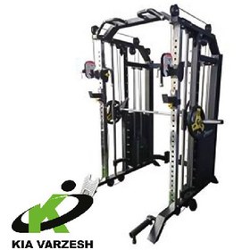 تصویر دستگاه بدنسازی همه کاره همرا با اسمیت و کراس هویست hoist HG1700 - مشخصات، قیمت و خرید versatile bodybuilding machine with Smith and cross hoist hg1700