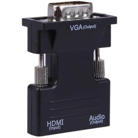 تصویر تبدیل HDMI به VGA و 3.5mm Audio 