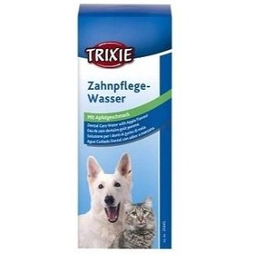 تصویر آب دندان‌پزشکی تریکسی با طعم سیب برای سگ‌ها و گربه‌ها برند trixie Trixie Dental Care Water With Apple For Dogs & Cats