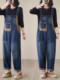 تصویر پیشبندی یا بیلرسوت وارداتی جین - 40 