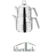 تصویر کتری و قوری کرکماز مدل A091 ظرفیت ۳ لیتر استیل ضد زنگ 