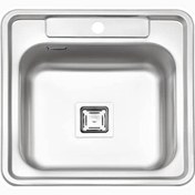 تصویر سینک توکار ایلیا استیل مدل ۴۰۶۱ ا Built-in Ilia Steel sink Built-in Ilia Steel sink