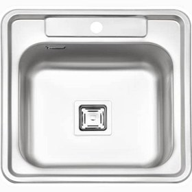 تصویر سینک توکار ایلیا استیل مدل ۴۰۶۱ Built-in Ilia Steel sink