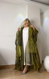 تصویر شال و عبا ساتن شیشه ای چی چی مد مدل محنا - ۱ 