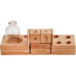 تصویر تقویم رومیزی چوبی دماوند مناسب همه افراد 