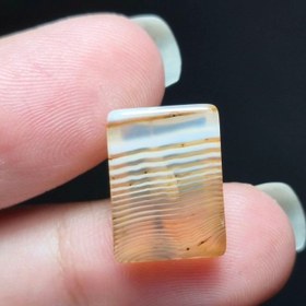 تصویر نگین سنگ عقیق سلیمانی معدنی کد Z7107 