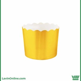 تصویر کپسول مافین لیزری طلایی 