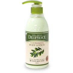 تصویر لوسیون بدن با عصاره زیتون برند دئوپروس Deoproce fresh moisturizing olive body lotion