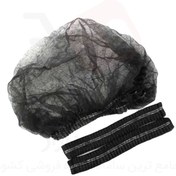 تصویر کلاه آکاردئونی مشکی 100 عددی 