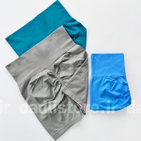 تصویر شورتک ورزشی سیملس مشکی 