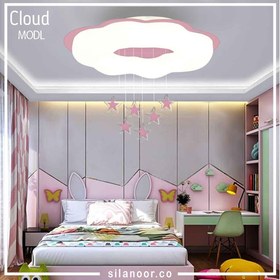 تصویر چراغ سقفی کودک ریموت‌دار 