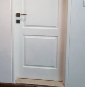 تصویر درب اتاقی HDF دو قاب خام با قابلیت رنگ شدگی 