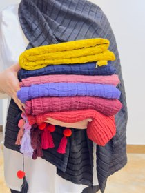 تصویر شال پلیسه ضخیم 