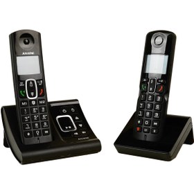 تصویر تلفن بی سیم F685 Voice Duo آلکاتل (مشکی) 